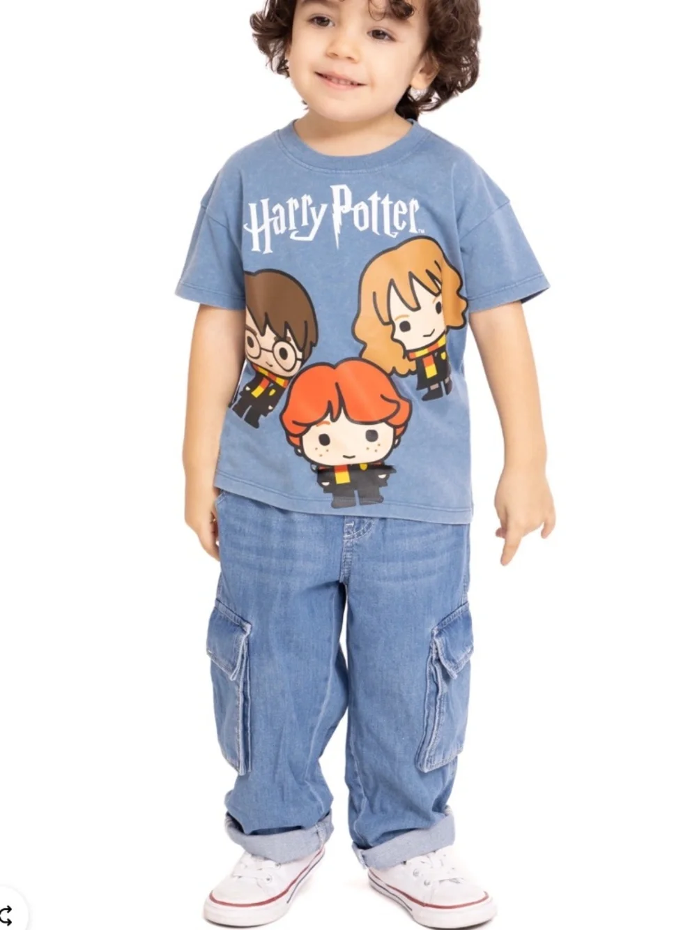 Harry Potter Toddler Blue Unisex Graphic Short Sleeve Tee Shirt Size 5T NWT